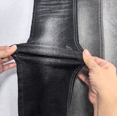 주문 9.4OZ TWILL 스타일 면공 폴리에스터 스트레치 젠임 직물 JSD3245B 소년 바지 또는 여성 청바지 online manufacture