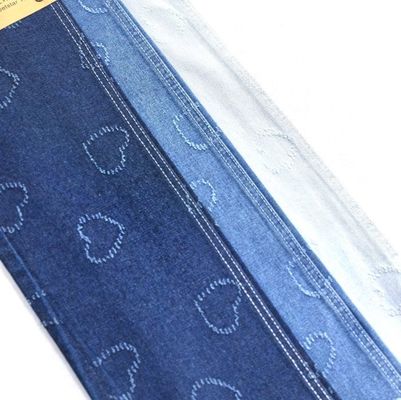 주문 심장 인쇄 재카드 젠임 직물 유니크 청바지 의류를 위한 비 탄력 젠임 online manufacture