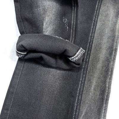 주문 부드러운 검은색 10온스 중량 단조 남성 청바지 65%C 33%P 2%S online manufacture