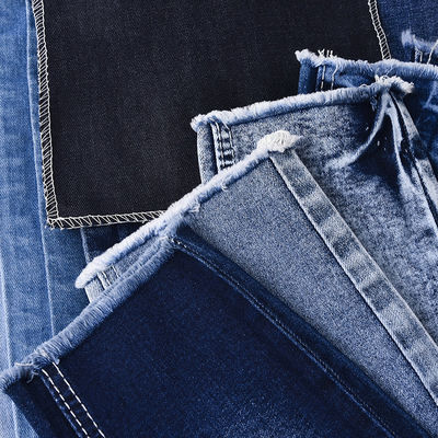 주문 방축 가공 면 폴리에스터 스판덱스 데님 원단 JSD3037 10 온스 online manufacture