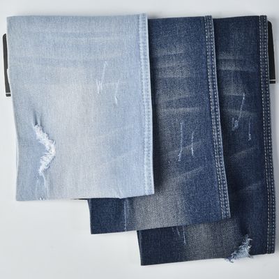 주문 어두운 파란색 10.1온스 폴리에스터 면화 스판덱스 젠임 천 수축 저항 online manufacture