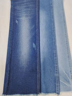 주문 데님 바지에 사용되는 10*21/40 구조의 10oz 스트레치 면 폴리에스터 데님 원단 online manufacture