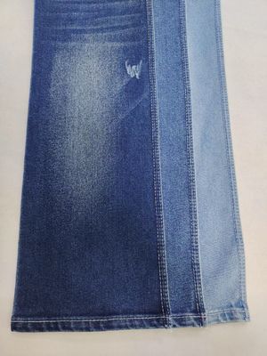 주문 약한 스트레치 65%cotton twill Cotton Polyester Denim Fabric 11.1oz 남자 청바지 online manufacture