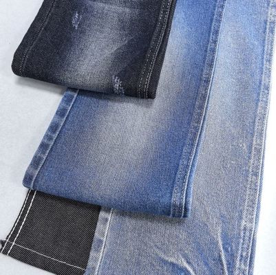 주문 98% 면 2% 스판덱스 데님 원단 (대량 티셔츠 제조용) online manufacture