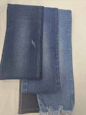 주문 11.5oz 면 폴리에스터 레이온 스판덱스 데님 원단7*300/70 JSD3320-2 online manufacture