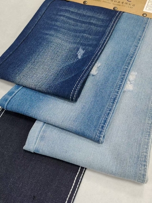주문 주름 방지 TWILL 스타일 면 폴리에스터 레이온 데님 원단  스트레치 프리 JSD3337 청바지용 online manufacture