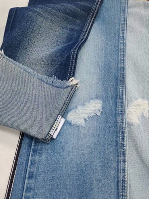 주문 10.9oz 면 폴리에스터 레이온 데님 원단 DARK INDIGO JSD3337-1 (여성 청바지 또는 보이프렌드 팬츠용) online manufacture