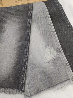 주문 11.3oz GARY 데님 원단, 7*7 구조, 블랙/블랙, 데님 바지용 online manufacture