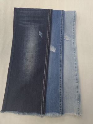 주문 8.3oz 신축성 없는 면 폴리에스터 다크 블루 180cm 데님 원단 (도매용) 데님 12+12*16 JSD3104-1 online manufacture