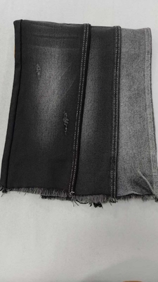주문 9.9oz, 면 76.2% BLACK/BLACK 7+7x8/40 고품질 데님 원단 JSD3209A (패션 청바지용) online manufacture