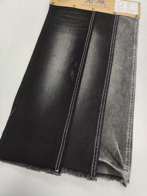 주문 하이 스트레치 75% 코튼 트윌 스타일 데님 원단, 180cm 전체 폭, 청바지용 online manufacture