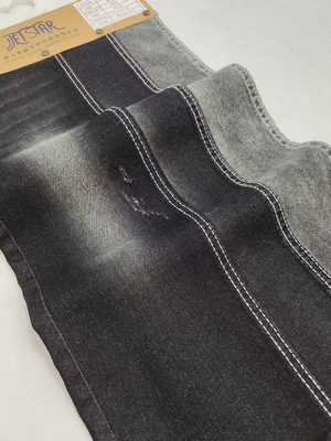 주문 스타일 트와일 검은색/백색 72%cotton high stretch Denim Fabric With 180cm Full Width JSD3110B 캐주얼 청바지 online manufacture
