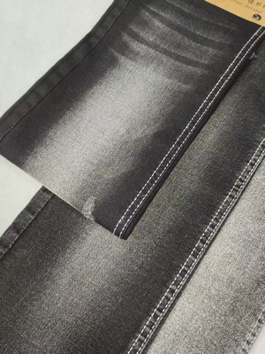 주문 11oz BLACK/BLACK High Stretch Twill Style 8*16/70 콘스트럭션으로 만든 남성 청바지 online manufacture