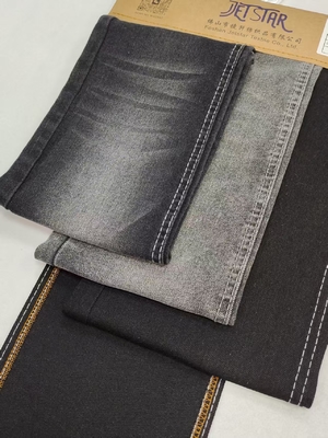 주문 180CM 블랙/블랙 우븐 하이 스판덱스 데님 원단 11oz 남성 청바지용 online manufacture