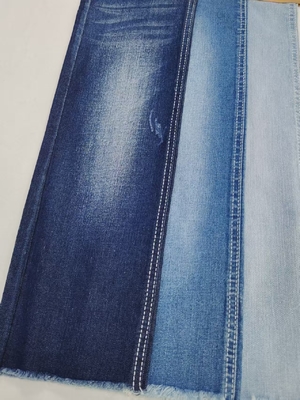 주문 낮은 수축률 8.3oz 면 폴리에스터 스트레치 데님 원단 트윌 스타일 12S JSD3278 여성용 청바지 online manufacture