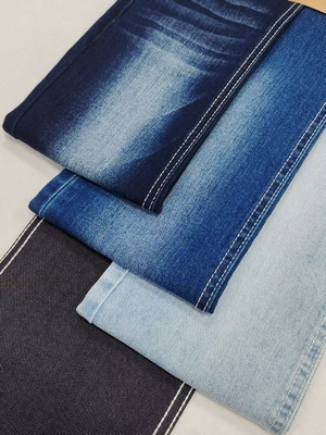 주문 9.3oz 듀얼 코어 하이 스판덱스 워프 슬럽 85% 면 데님 원단 10S (청바지용) online manufacture