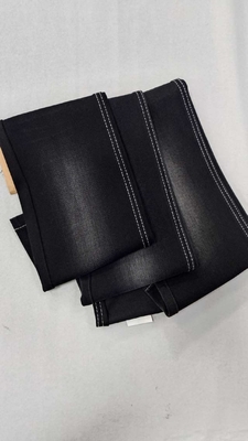 주문 12.5oz 블랙/블랙, 전체 폭 168-170cm, 경사 및 위사 방향 모두에 가벼운 신축성, 데님 원단, JSD3438-3, 패션 바지용 online manufacture