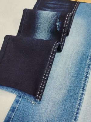주문 High Spandex Dual-Core Siro Yarn Cross Slub  85%Cotton Denim Fabric With 170cm full width JSD3282 For Jeans Or Coat online manufacture