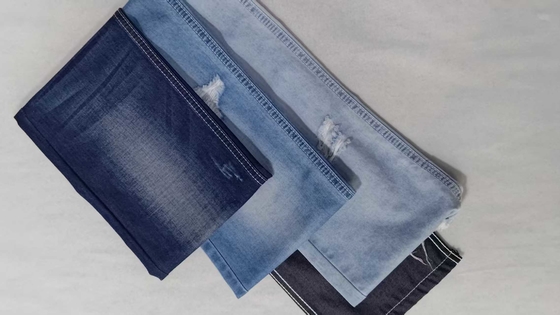 주문 트와일 스타일 시로 가벼운 무게 6.1oz 다크 INDIGO 전체 폭 180cm 유연하지 않은 젠임 직물 JSD3305 도매 online manufacture