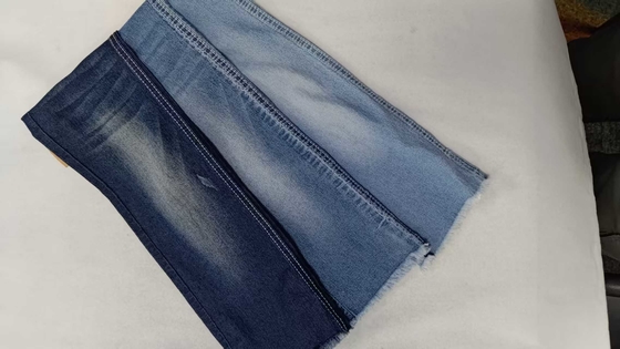 주문 OE 화학 섬유 탄성 직물 6.5oz 다크 인디고, 폭 180cm, 2/1 라이트 트윌 데님 원단 JSD3148 (청바지용) online manufacture