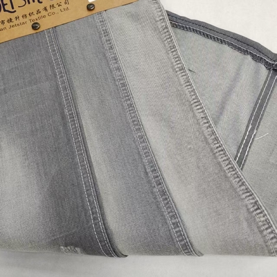 주문 그레이 컬러 6.8oz 라이트 웨이트 61% 라이오셀 트윌 스타일 스트레치 데님 원단 69/71인치 전체 폭 여름 청바지용 online manufacture