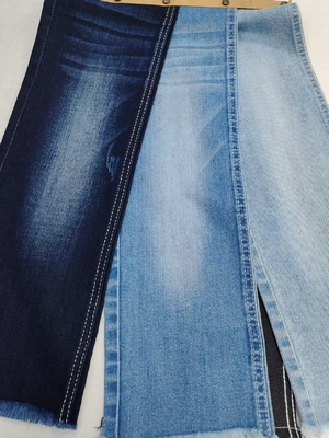 주문 8.8oz 시로 얀 워프 슬럽 다크 인디고 데님 원단 10+10*16/55 구조 JSD3302 여성 청바지용 online manufacture
