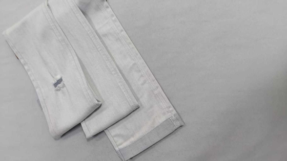 주문 시로 중형 탄력 9.5oz 흰색/그레이 전체 너비 178-180cm 건설 8.5+10×8/55/75 젠임 직물 JSD3410-1 online manufacture