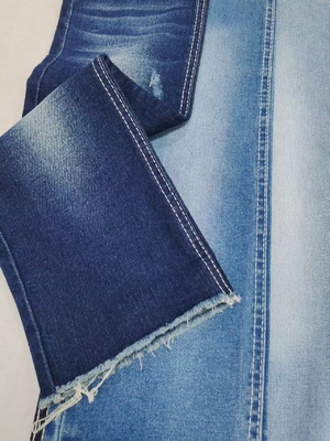 주문 수축 방지 3/1 라이트 트윌 다크 인디고 하이 스트레치 데님 원단 10oz (청바지용) online manufacture