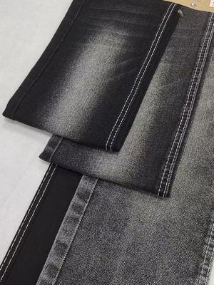 주문 11.9OZ Twill Style BLACK/BLACK Denim Fabric weak stretch For boyfriend Jeans online manufacture