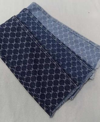 주문 Beautiful pattern Heavy weight Dark blue with full width 180cm /10x7 Denim fabric for jeans online manufacture
