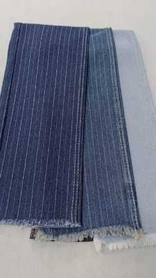 주문 Beautiful pattern Heavy weight with full width 180cm /10x7 Denim fabric for jeans online manufacture