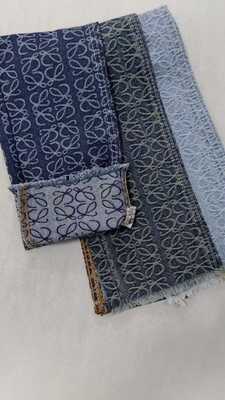 주문 Beautiful pattern Heavy weight Dark blue with full width 180cm /10x7 Denim fabric for jeans online manufacture