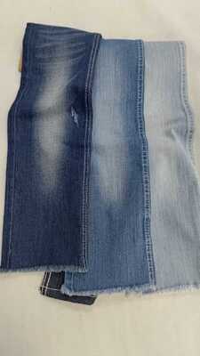 주문 8.1 oz  Dark indigo with full width 180cm /12+12*21/40+21/70 Denim fabric JSD3351 for men jeans online manufacture