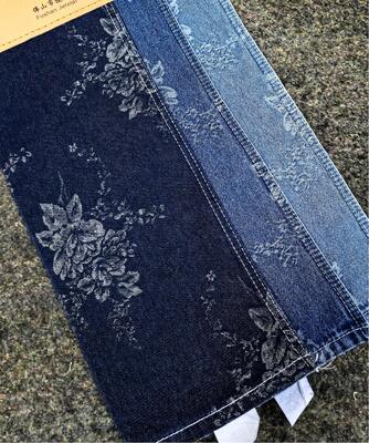 주문 Unique Rose Design For Lady Jeans Or Jacket Denim Fabric 90%Cotton 9.3oz Make To Order online manufacture