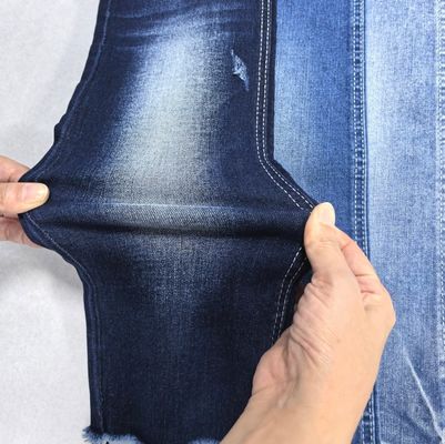 약한 스트레치 트와일 스타일 면공 폴리에스터 어두운 파란색 젠임 천 JSD3245 9.4OZ 패션 청바지