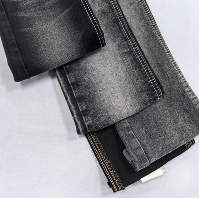 검은색 좋은 스트레치 13OZ AW 중량 트윈 젠 팩브릭 남자 청바지