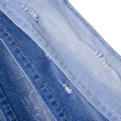 빗발 솜 폴리에스테르 스판덱스 젠임 직물 QY039-4 8.7Oz 의류용
