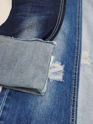 매우 부드러운 비신축성 TWILL 스타일 90% 면 데님 원단 9.4oz (청바지용)